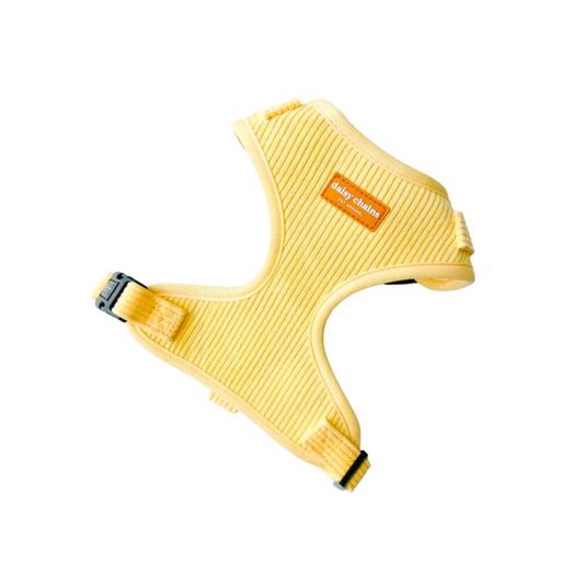 Daisy chains corduroy harnesses - Yellow Lrg