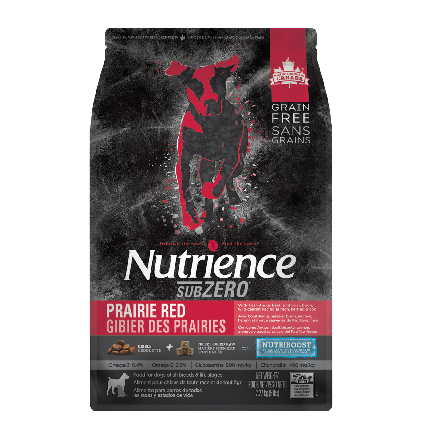 Nutrience Sub Zero Prairie Red Dog Food 10kg
