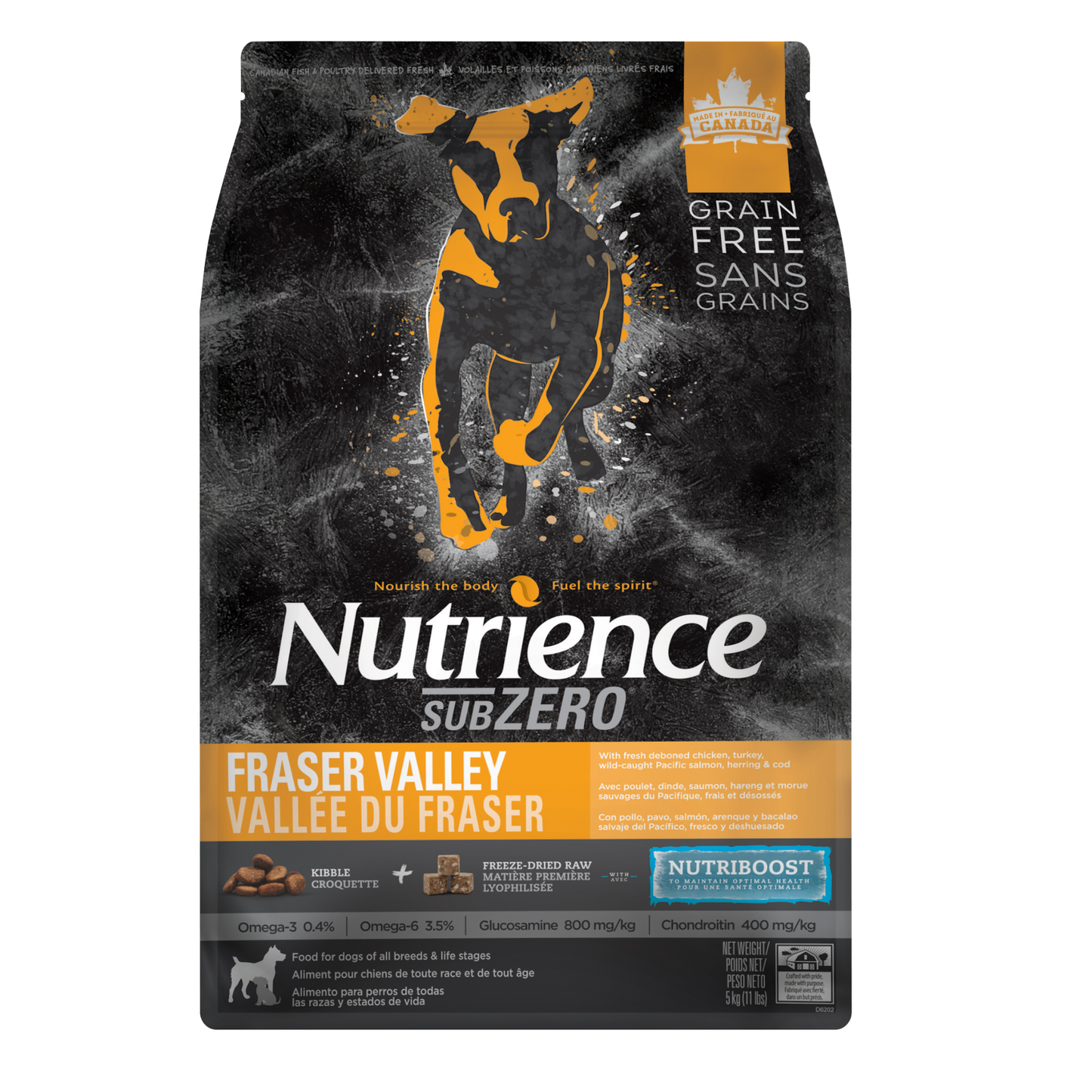 Nutrience Sub zero Grain Free Fraser Valley 10kg