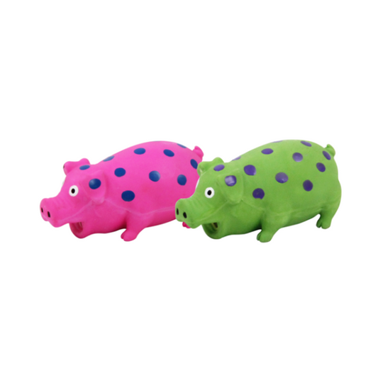 Pawise Latex Polka Pig 18cm