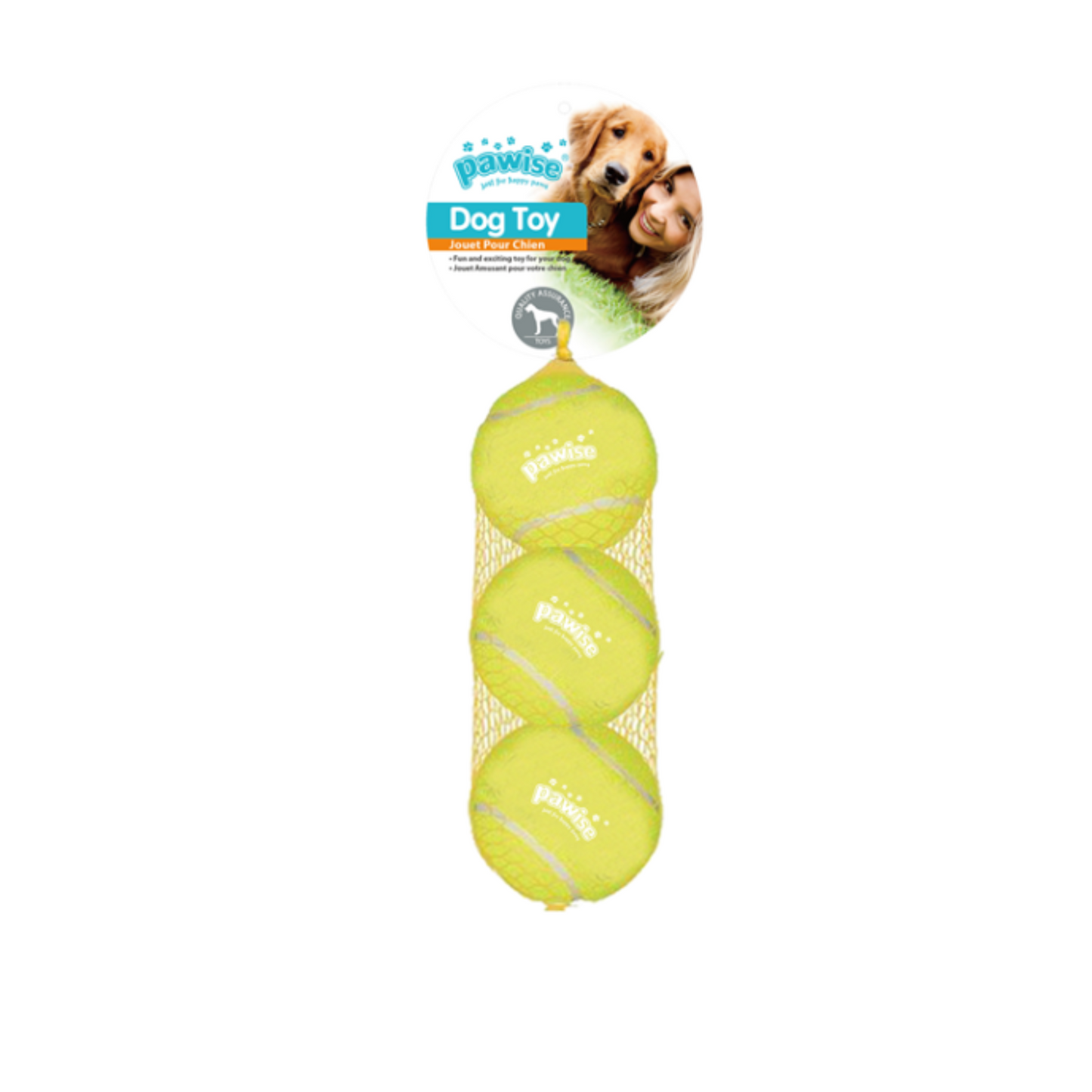 Pawise Squeaky Tennis Ball 3 pack