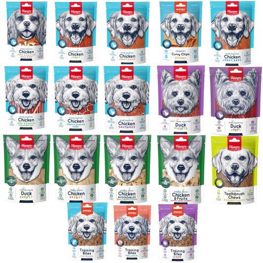 Wanpy treats - LOTS of flavors!